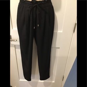 Zara Basic Drawstring Trouser Pants M
